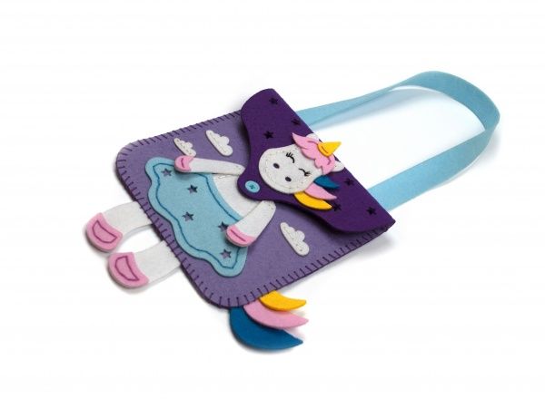 Набор для шитья Комплект выкроек из фетра Единорог Аплі-Краплі 