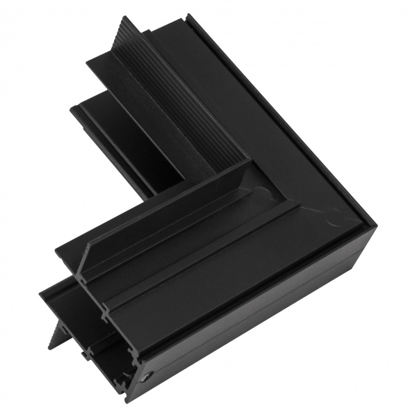 Соединитель угловой Hopfen встроенный внутренний 003 для шинопровода магнитного черный 365789 