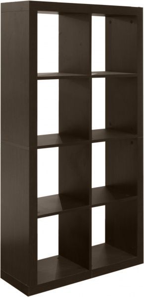 Шафа-тумба Inteo Кубус МІКС 2х4 (3D HDF) 792x1500x290 мм венге 