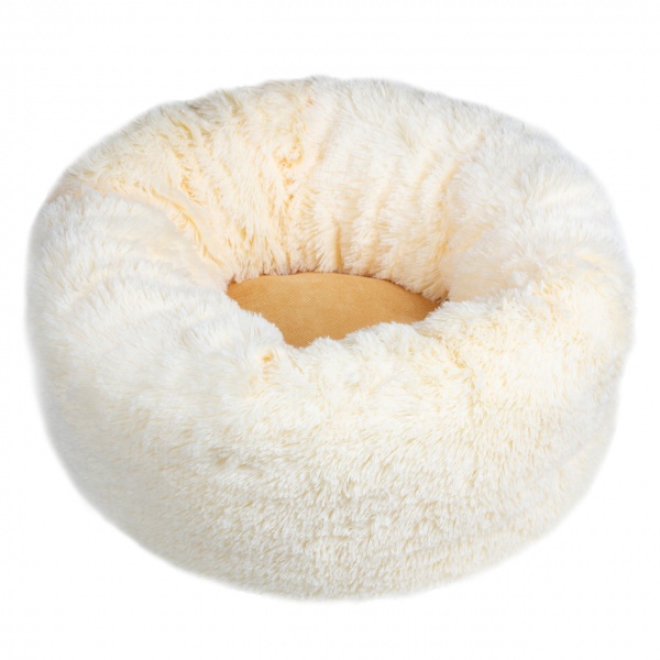 Лежак RED POINT 60х60х20 см текстиль персиковый