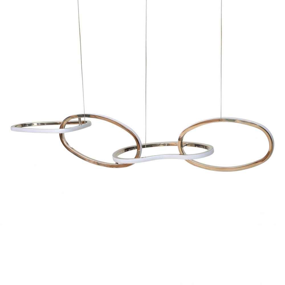 Люстра светодиодная Berger 4x56 Вт LED-модуль золотой 7017-PL-56 Gold