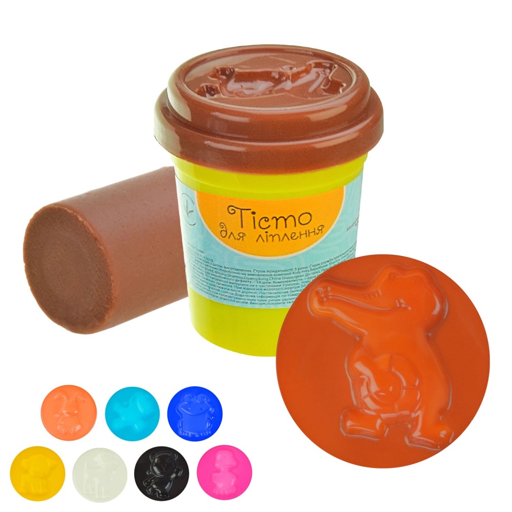 Тесто для лепки Shantou коричневый цвет (баночка 50 г) PL-0607-011