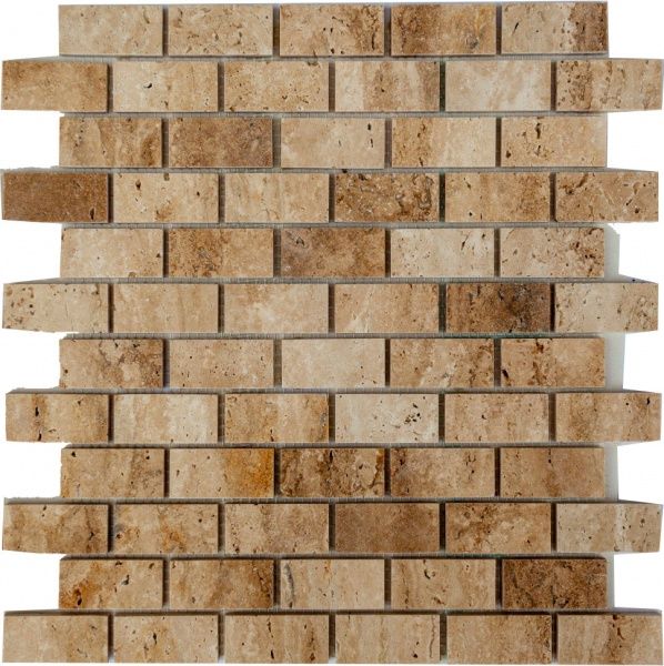 Плитка KrimArt мозаїка МКР-11П Travertin Classic 30,3x32,3 см 