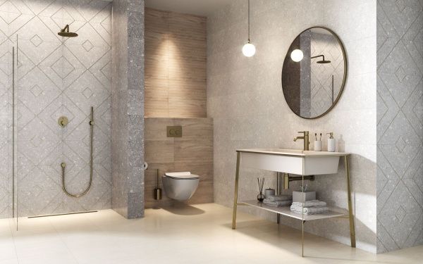 Плитка Ceramika Paradyz Aragorn Light Grys Inserto Mat 30x60 