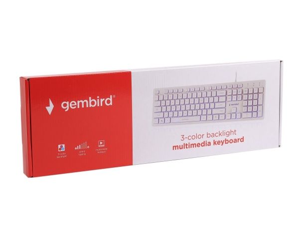 Клавиатура Gembird (KB-UML3-01-W-UA)