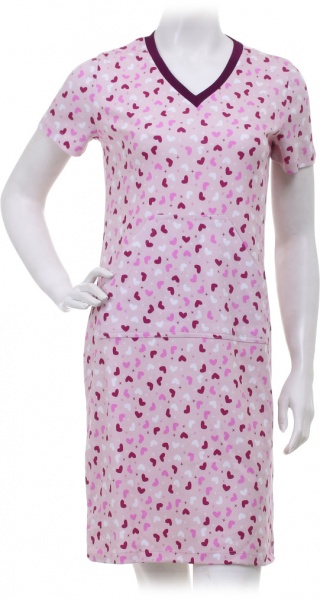 Сукня Flis clothes Серденько р. S рожевий із принтом 