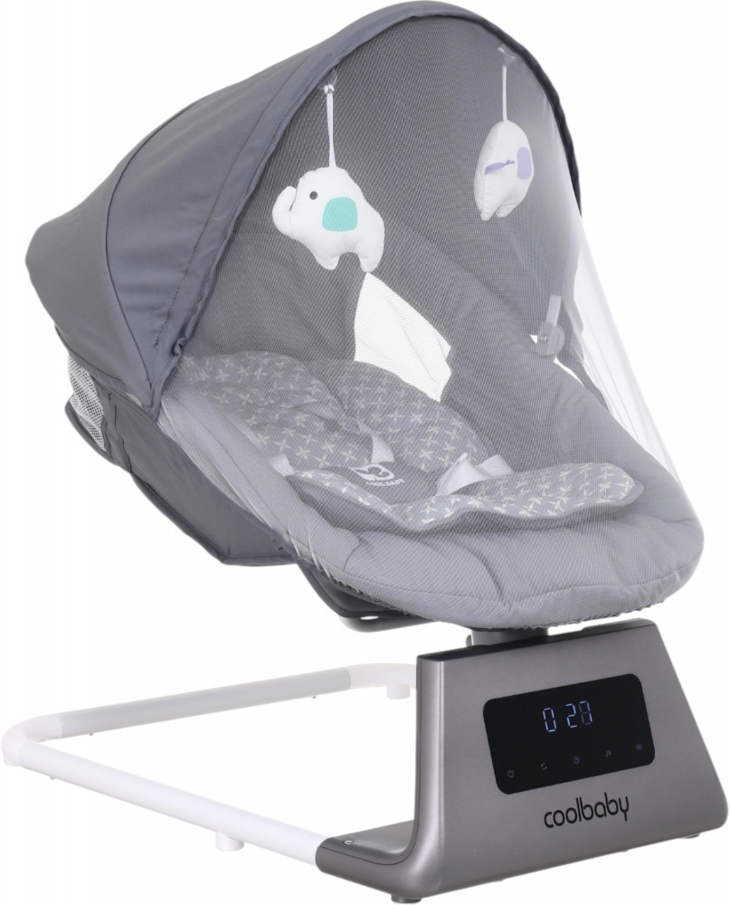 Кресло-качалка Coolbaby с LED дисплеем KDD-RS003D