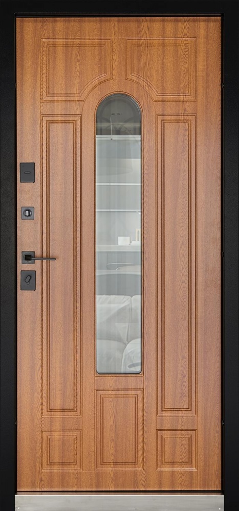 Дверь входная Abwehr MG3 (487+487)(Vс)(СПЗ)(К55) 096L(ЗД+РТ)+(ЗД) NEW дуб золотой 2050x960 мм левая