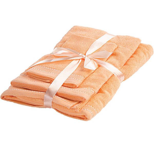 Набір рушників Underprice персик 3 шт