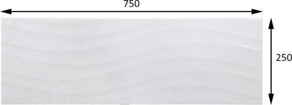 Плитка Konskie group Harmony Perla Wave 25x75 