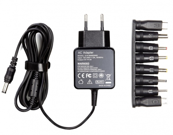 Блок питания универсальный PowerPlant Q15 220V 15W 5V 3A NA700219