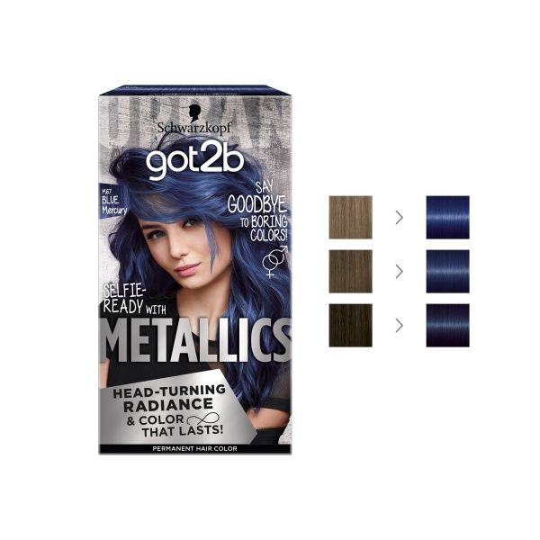 Фарба для волосся Got2b Синій Меркурій M67 142,5 мл