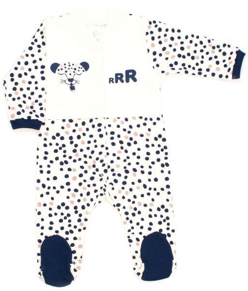 Человечек Baby Veres Leo р.74 молочный с синим 