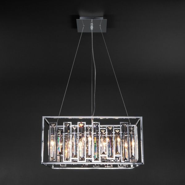 Люстра підвісна Strotskis Cella 312/6 6x60 Вт E14 хром 312/6 (хром) 