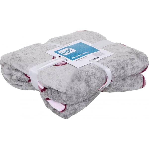 Плед мікрофібра Underprice Heart 160x200 см