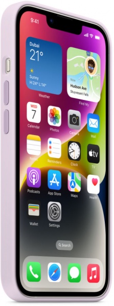 Чохол Apple Silicone Case with MagSafe для iPhone 14 lilac(MPRY3ZE/A)
