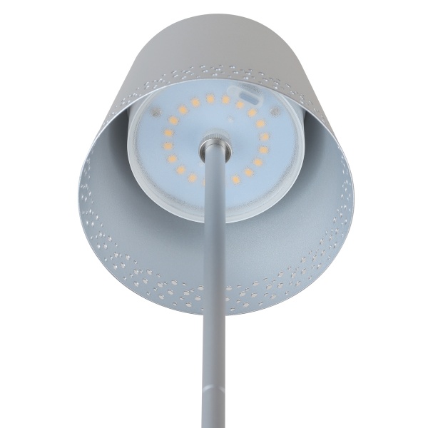 Настольная лампа декоративная Briloner Kiki 7438 1x2,6 Вт серебряный 