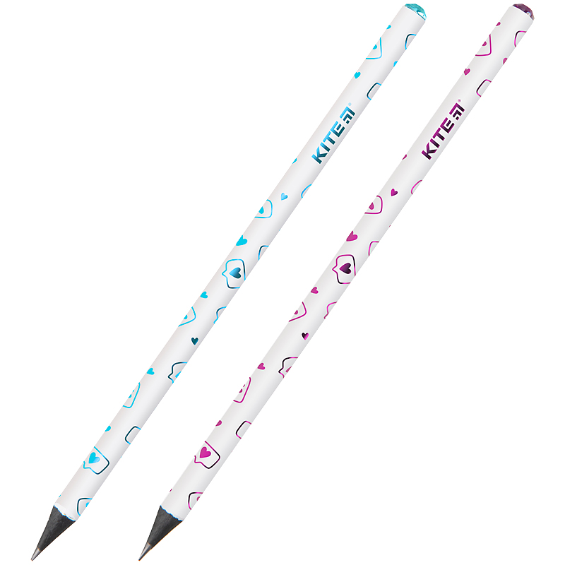Карандаш графитный Hearts K24-059-1 KITE