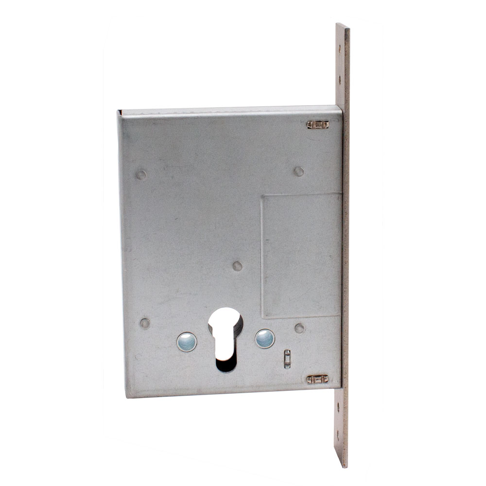 Дверний замок вхідний Buonelle B2332USC60XX під циліндр нержавіюча сталь