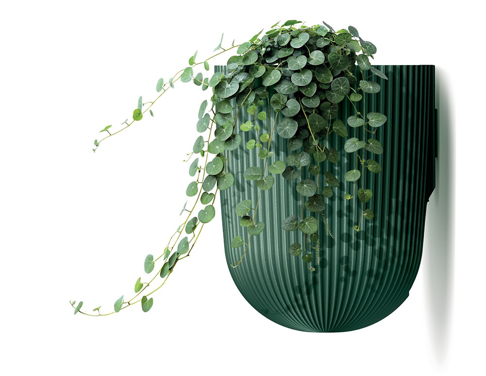 Горщик для квітів пластик Milly навісний, 150 мм круглий антрацит PRP (61678-433)