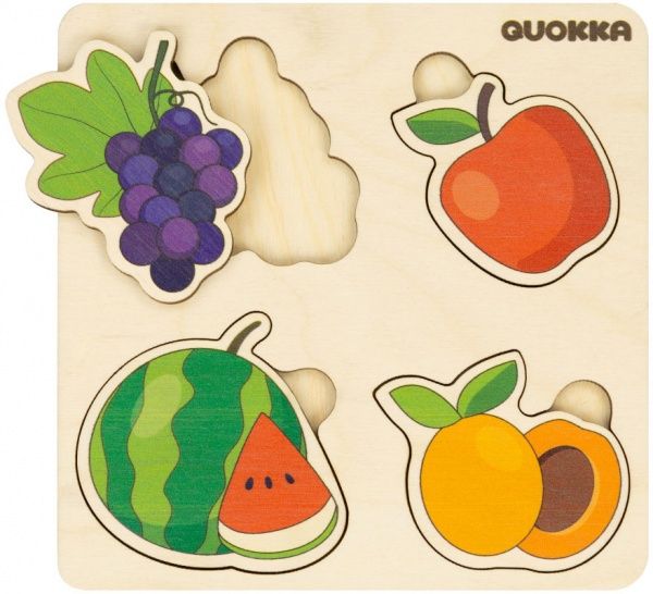 Пазл-вкладиш Quokka 4 Фрукти 6333905