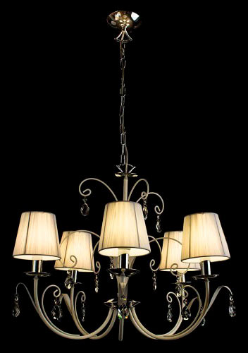 Люстра стельова Arte Lamp Romana Snow A1743LM-5WH 5x40 Вт E14 білий 