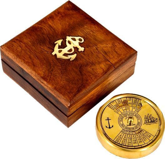 Календар металевий на 100 років у скриньці 2451А