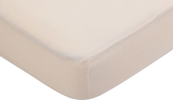 Простирадло на резинці 100x200 см молочний Luna 