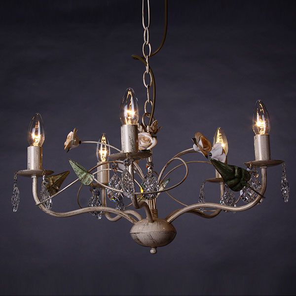 Люстра Vitaluce V1340/5 беж з золотом