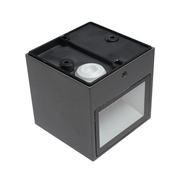 Светильник уличный настенный Lutec LED 9 Вт IP54 серый GEMINI 5189114118 