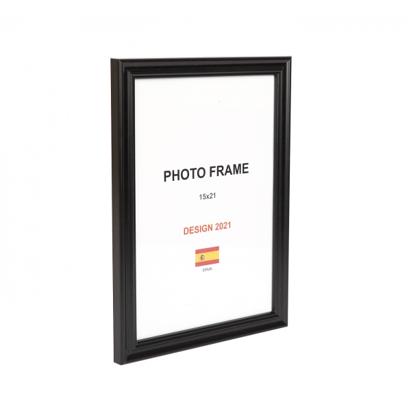 Рамка для фото 1 фото 15x21 см черный матовый 