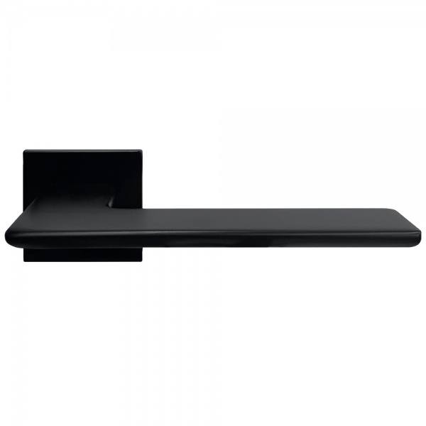 Ручка на розетке Comit Element R ф/з (роз 6 мм) матовый черный