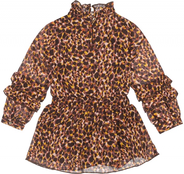 Платье Koko Noko с воланами U44947-37 р.116 леопардовый U44947-37 