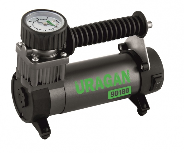 Компресcор автомобильный URAGAN 12 В 35 л/мин 90180
