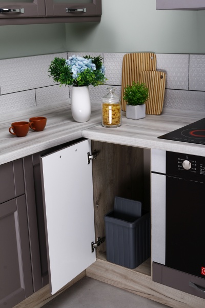 Відро для сміття RIO 205х205х280 мм 10 л графітовий