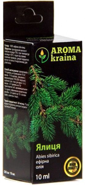 Эфирное масло Aroma kraina Ялиця 10 мл 