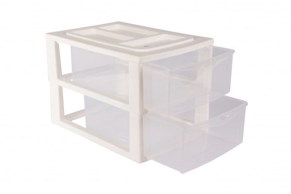 Комод пластиковий Heidrun 1517 Professional білий 260x270x380 мм