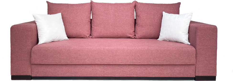 Диван прямий Веко мебель Оскар малиновий 2500x1060x950 мм