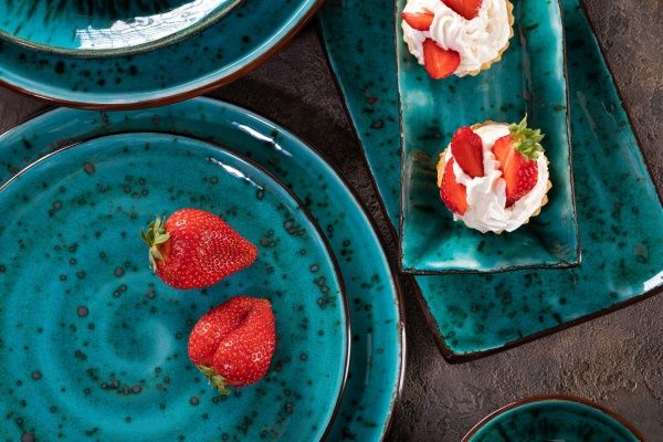 Тарелка для пасты 27 см Лазурова Manna Ceramics