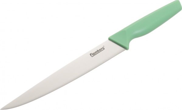 Набір ножів на підставці 6 предметів салатовий Flamberg Smart Kitchen