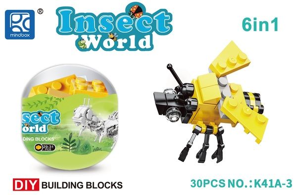 Конструктор MINDBOX в яйці серії Комахи в асортименті K41A