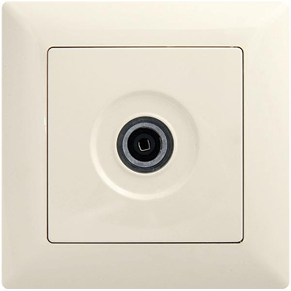 Розетка TV Gunsan Visage кремовий