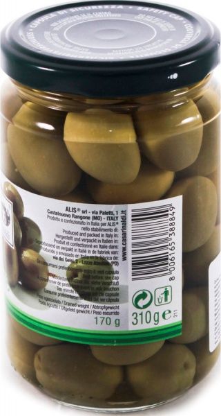 Оливки Casa Rinaldi Консервовані з кісточкою 310 г (8006165388849)