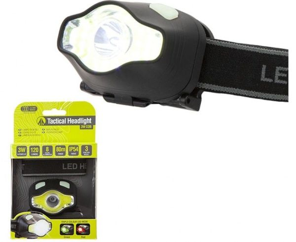 Фонарь SUMMIT REGENT INTERNATIONAL LTD НАЛОБНЫЙ TACTICAL 3W COB 3 ВТ