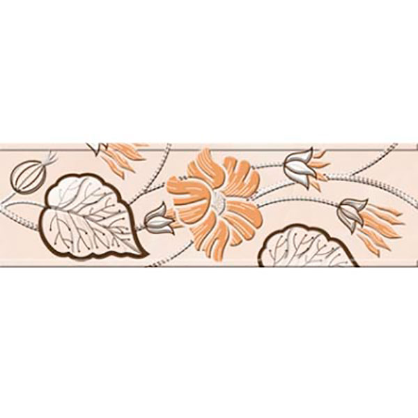 Плитка Golden Tile Карат бежевий фриз Е91311 20x6