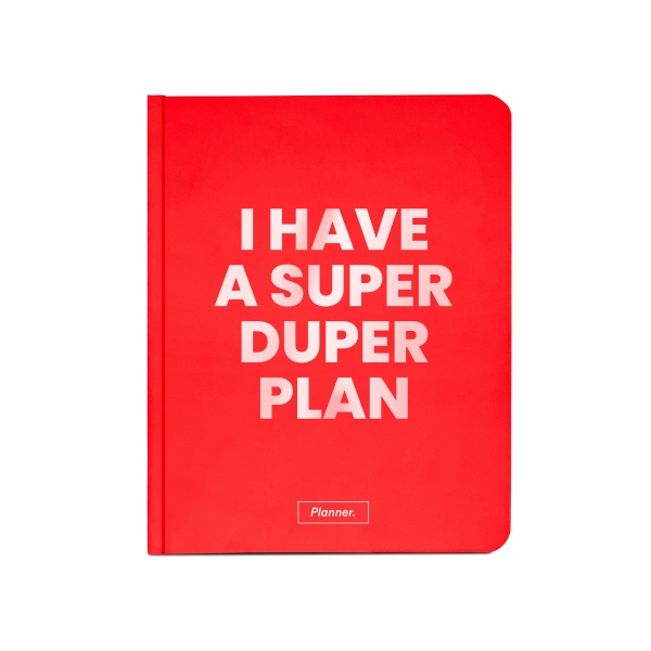 Планер I Have A Super Duper Plan Red Orner