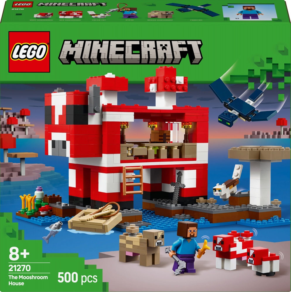 Конструктор LEGO Minecraft Грибний будинок 21270