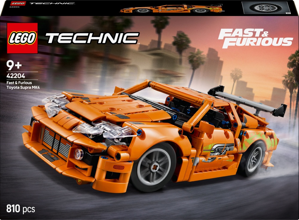 Конструктор LEGO Technic Fast and Furious Toyota Supra MK4 42204