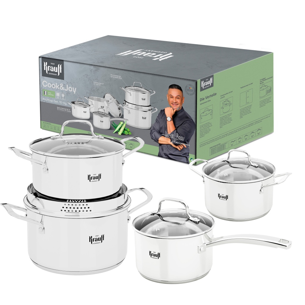 Набор посуды Krauff Cook&Joy 10 предметов 26-238-121