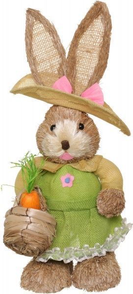 Декорация пасхальная Зайчиха с корзиной